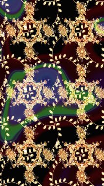 Güzel kumaş deseni. Çizim raster deseni. Çiçek arka planı.