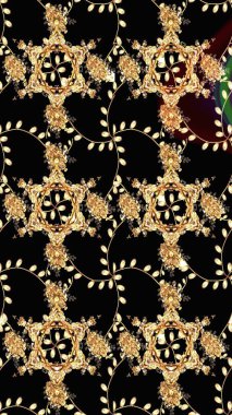 Raster düz çiçek çizim deseni. Siyah renkli çiçekler. Tasarım hediye paketi, tebrik kartları, posterler ve afiş tasarımı.