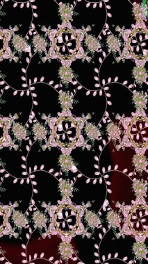 Çiçekleri, deniz kabukları, mandalaları ve suluboya efektleriyle donanma geçmişi. Eskiz modeli etnik tasarım. Yatak çarşafları, ceket, paket tasarımı, kumaş ve moda kavramları için tekstil baskısı.