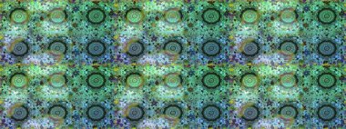 Paisleys zarif çiçek desenli arkaplan duvar kâğıdı çizimi klasik stil, modern 3D çizgili sanat eseri altın ve yeşil desenli çiçek yaprakları ve süsler..