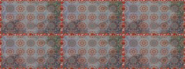 Gri renkli çiçekler. Hediye ambalaj kağıdı, tebrik kartları, posterler ve pankart tasarımı. Raster düz çiçekleri pürüzsüz desen.