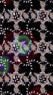 Hediye ambalaj kağıdı, tebrik kartları, posterler ve pankart tasarımı. Raster düz çiçek çizim deseni. Siyah renkte çiçekler.