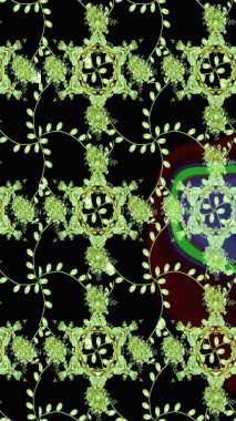 Siyah renkli çiçekler. Çiçekli eskiz deseni. El çizimi. Suluboya çizimi.