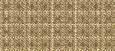 Kahverengi, bej ve nötr renklerde altın element. Doku arka planında altın duvar kâğıdı. Barok tarzında altın çiçekli süs. Damask kusursuz yinelenen arkaplan.