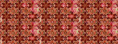 Klasik klasik klasik arka plan. Geleneksel oryantasyon süsü. Klasik raster sarısı, kusursuz desen. Altın elementlerle kırmızı renklerde pürüzsüz desen.