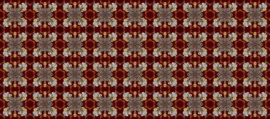 Kahverengi, kırmızı ve gri renklerde altın kar taneleri. Sembol bayramı, yeni yıl kutlamaları, altın desenler. Noel altın kar tanesi kusursuz desen. Kış kar dokusu duvar kağıdı.