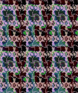 -Tarafsız çiçekler. Küçük çiçekte güzel bir desen var. Çiçek kolajı. Doğa. Çiçek arkaplan. Çiçek kompozisyonu. Raster deseni.