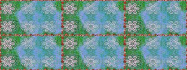 Mavi çiçekli bahar çiçekleri. Moda baskıları için zarif bir şablon. Küçük çiçekte güzel bir desen. Motley illüstrasyonu. Küçük renkli çiçekler..