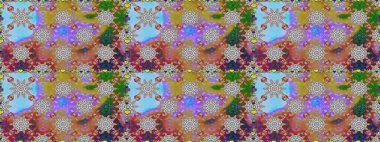 Karalama elementleri. El çizimi Raster çizimi. Duvar kağıdı, web sayfası arka planı, ambalaj kağıdı, davetiye, broşür, afiş veya web sitesi için kusursuz çiçek deseni kullanılabilir.