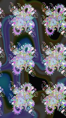 Büyük bir çiçek boyası seti. Raster şirin suluboya çiçek desenleri çiziyor. Kartlar, davetiyeler, tarih kartları ve daha fazlası için kullanılabilir.