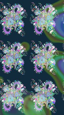 Etnik Mandala süsleme. Kullanılabilir Tekstil, tebrik kartı, boyama kitabı, telefon durumda yazdırma için. Raster kına dövme tarzı. Hint çiçek desenli madalyon desen.