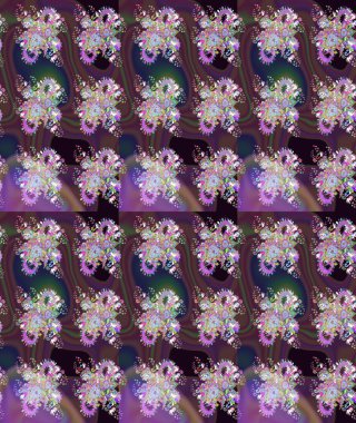 Zentangle soyut çiçekleri. Renkli Bahar Teması eskiz kalıbı. Düz Çiçek Elementleri Tasarımı. Karalama çiçeği. Raster illüstrasyonu. Şirin kumaş deseni.