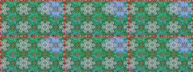 Küçük çiçekte güzel bir desen. Yeşil çiçekli bahar çiçekleri. Küçük renkli çiçekler. Motley illüstrasyonu. Moda baskıları için zarif bir şablon.