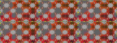 Doodle tarzı. Gri renkli çiçekler. El çizimi dikişsiz sonbahar çiçekleri deseni. Tekstil ve kapak tasarımı için mükemmel. Renkli, gri, pürüzsüz desen.