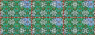 Küçük çiçekte güzel bir desen. Yeşil çiçekli bahar çiçekleri. Küçük renkli çiçekler. Motley illüstrasyonu. Moda baskıları için zarif bir şablon.