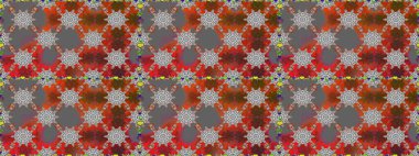 Doodle tarzı. Gri renkli çiçekler. El çizimi dikişsiz sonbahar çiçekleri deseni. Tekstil ve kapak tasarımı için mükemmel. Renkli, gri, pürüzsüz desen.