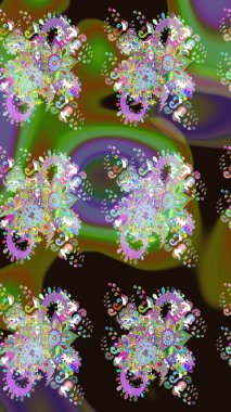 Dekorasyon ve tasarım için güzel bir desen. Ton halinde. Moda baskısı. Çiçeğin suluboya çizimlerinin mükemmel deseni. Suluboya desenli çiçek deseni.