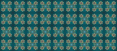 2019 Noel 'i, kar tanesi, yeni yıl. Altın elementli mavi, yeşil ve gri renklerde klasik, pürüzsüz desen.