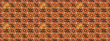 Duvar kâğıdı barok, İspanyol kumaşı. Kusursuz çiçek deseni. Kahverengi renklerde grafiksel, modern, pürüzsüz desen. Kusursuz raster arkaplanı.