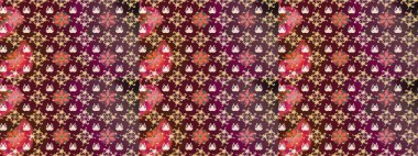 Hoş bir çiçek geçmişi var. Güzel kumaş deseni. Raster illüstrasyonu. Küçük çiçekte çizim deseni.