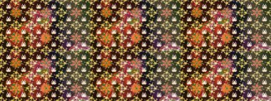 Ev dekoru. Paisley el çizimi elementler. Fantezi çiçekli eskiz deseni, doğal duvar kağıdı, çiçek desenli kıvrımlı illüstrasyon.