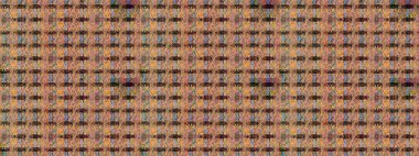 Raster illüstrasyonu. Kahverengi ve bej renklere karalamalar çizilmiş çiçek deseni.