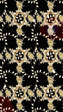 Taslak dekoratif arka plan, çiçek mandala. Siyah renklerde. Raster illüstrasyonu. Çiçek..