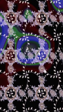 Raster illüstrasyonu. Suluboya, elle çizilmiş. Eskiz arkaplan modeli. Siyah yapraklı yabani çiçekler.