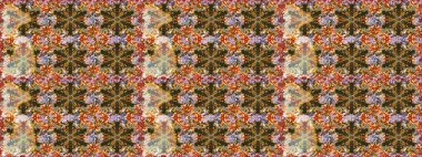 Geleneksel oryantasyon süsü. Klasik klasik klasik arka plan. Kusursuz klasik raster kahverengi ve altın desenli.