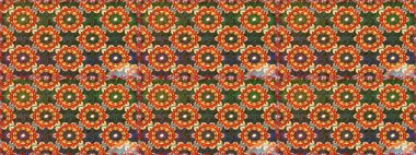 Raster geleneksel oryantasyon süsü. Kahverengi renklerde altın desenler ve altın elementler. Kusursuz klasik altın desen.