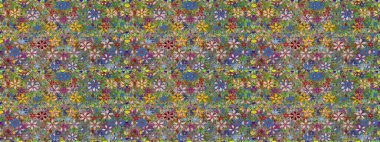 Dikişsiz Tony kumaş deseni. Şık kumaş deseni. Raster illüstrasyon. Küçük çiçek sevimli Çiçek desen.