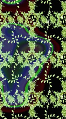 Küçük çiçekte güzel bir desen. Küçük renkli çiçekler. Çiçekli bahar çiçekleri. Moda baskıları için zarif bir şablon. Motley illüstrasyonu.