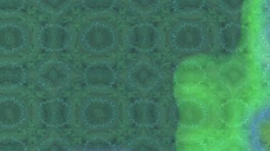 Renkli unsurlarla hareketli arka plan görüntüleri. Çiçekler. Eski model. Bayrak tarzı. Video kaydı. Şablon. Döngü. Kusursuz..