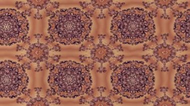 Renkli unsurlarla hareketli arka plan görüntüleri. Çiçekler. Eski model. Bayrak tarzı. Video kaydı. Şablon. Döngü. Kusursuz..