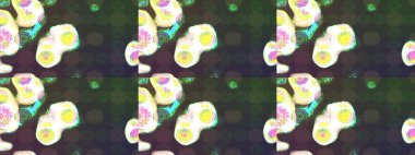 Çiçek kompozisyonu, el boyası, hassas şablon. Yeşil renkte manzaralı çiçek deseni. Üst manzara, yumuşak stil. Sevgililer günü ve tebrik kartı konsepti için şık bir davet.