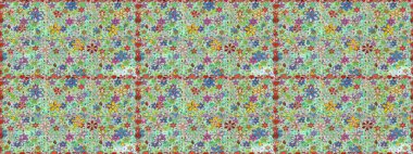 Nazikçe, güzel çiçek arkaplanı. Çiçekli karalama şeklinde Raster çiçek deseni. Tarafsız renklerde çiçekler.