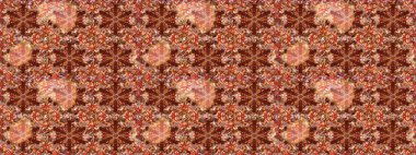 Güzel karalama çiçekleri olan kusursuz çiçek desenleri. Güzel kumaş deseni. Raster illüstrasyonu. Küçük çiçekte sevimli çiçek deseni var..