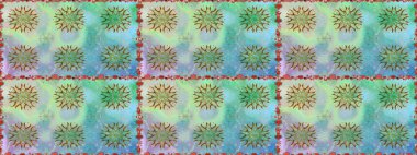 Kusursuz Tony kumaş deseni. Raster illüstrasyonu. Modaya uygun kumaş deseni. Küçük çiçekte sevimli çiçek deseni var..