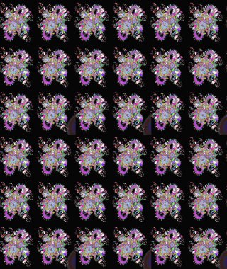 Renkli Yaz Temalı eskiz kalıbı. Sevimli çiçek raster deseni. Siyah renkli çiçekler. Düz Çiçek Elementleri Tasarımı.