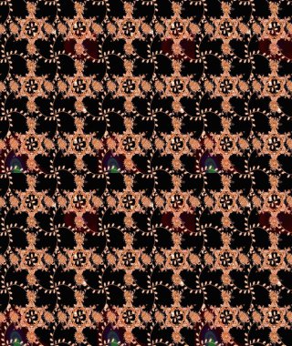 Tekstil veya kitap kapakları, imalat, duvar kağıtları, baskı, hediye paketi ve yapıştırma kitabı için çiçek eskizi geçmişi. Raster illüstrasyonu. Küçük ölçekli çiçeklerdeki basit sevimli desen.