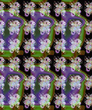 Küçük çiçekte güzel bir desen. Küçük renkli çiçekler. Motley illüstrasyonu. Çiçekli bahar çiçekleri. Moda baskıları için zarif bir şablon.