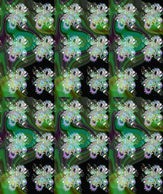 Yumuşak fayans. Paketleme, tekstil, duvar kâğıdı için çiçek eskizi. Klasik çiçek desenli. Raster 'ın taze dokusu. Yumuşak pamuk tasarımı.