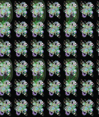 Karalama elementleri. Çizim çiçek deseni duvar kağıdı, web sitesi arka planı, ambalaj kağıdı, davetiye, broşür, afiş veya web sitesi için kullanılabilir. El çizimi Raster illüstrasyonu.