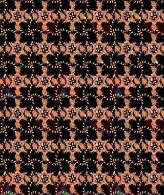 Tekstil veya kitap kapakları, imalat, duvar kağıtları, baskı, hediye paketi ve yapıştırma kitabı için çiçek eskizi geçmişi. Raster illüstrasyonu. Küçük ölçekli çiçeklerdeki basit sevimli desen.