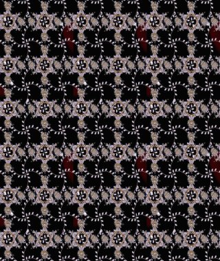 Güzel kumaş deseni. Raster illüstrasyonu. Küçük çiçekteki sevimli çiçek deseni. Güzel karalamalı çiçek deseni çiz..