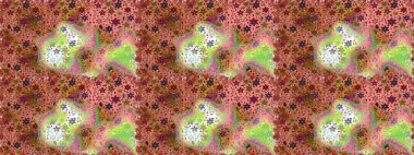 Raster suluboya çiçek deseni, narin çiçekler, pembe çiçekler, tebrik kartı şablonu. Güzel kumaş deseni.