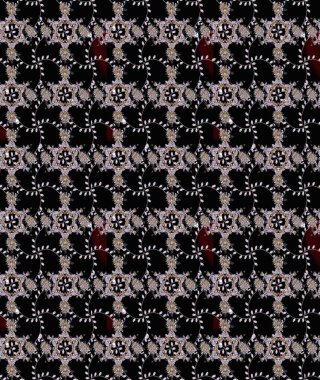 Güzel kumaş deseni. Raster illüstrasyonu. Küçük çiçekteki sevimli çiçek deseni. Güzel karalamalı çiçek deseni çiz..