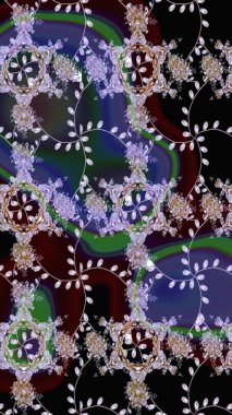 Siyah renkli çiçek desenli eskiz. Suluboya tarzında siyah renkte çiçekler.