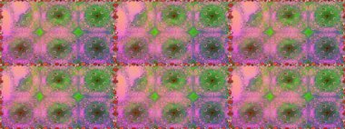 Raster illüstrasyonu. Şirin karalama çiçekleri olan kusursuz çiçek desenleri. Raster illüstrasyonu. Eskiz tarzı pembe renkler. El yapımı çiçek ve bitki koleksiyonu.