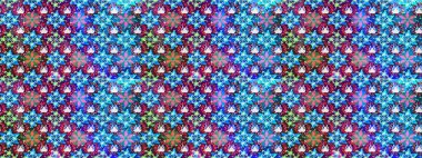 Hoş bir çiçek geçmişi var. Güzel kumaş deseni. Raster illüstrasyonu. Küçük çiçekte çizim deseni.